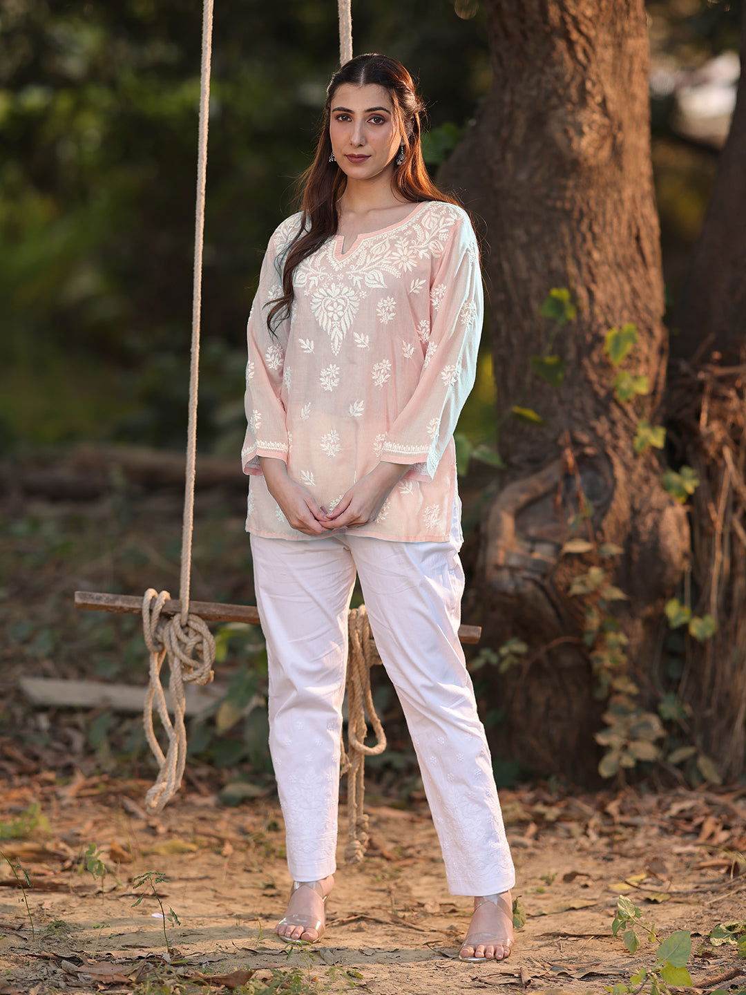 LEILA Chikankari Top - KRI CHIKANKARI